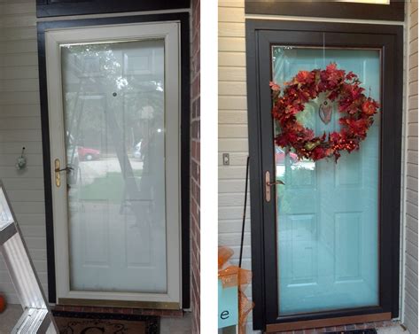 can you paint a storm door? In the realm of architectural design, how does the concept of painting a storm door challenge our traditional notions of functionality and aesthetics?