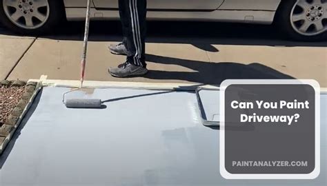 can you paint your driveway? Would you consider using eco-friendly materials for the paint job?