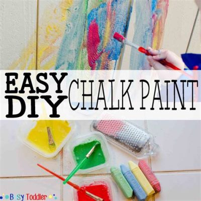 How to Make Chalk Paint with Acrylic Paint: Exploring Creative Techniques for a Unique Textured Finish