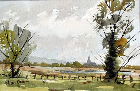 how to paint watercolor landscapes and why it's crucial to find your own voice in art